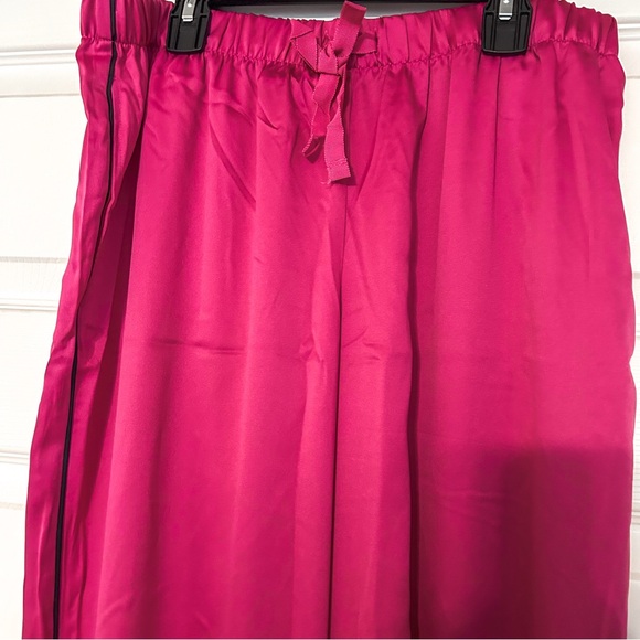 Victoria's Secret Fuchsia Satin Pajama Set - Picture 6 of 8
